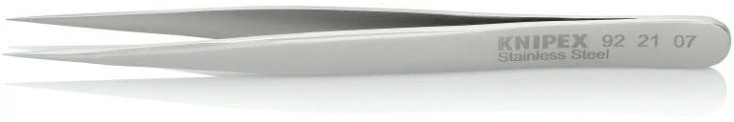 Пинцет KNIPEX KN-922107 универсальный, нерж, 110 мм, гладкие прямые иглови