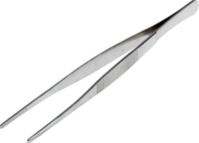 Пинцет REXANT 12-0368 прямой, рифленый 200 мм (блистер) Пинцет REXANT 12-0368 прямой, рифленый 200 мм (блистер)