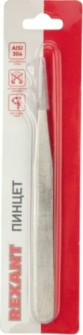 Пинцет REXANT 12-0371 прямой 140 мм Пинцет REXANT 12-0371 прямой 140 мм