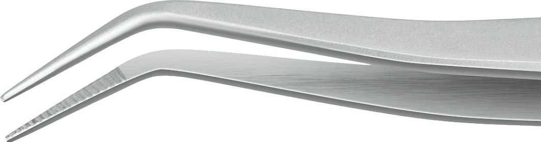 Пинцет ЗУБР 222116 антимагнитный 160 мм, изогнутый