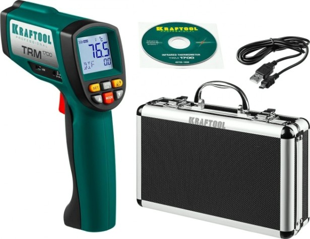 Пирометр KRAFTOOL TRM-1700 инфракрасный [45701-1650]