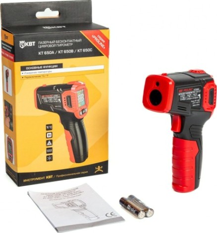 Пирометр КВТ KT 650C PROLINE бесконтактный цифровой [87243]