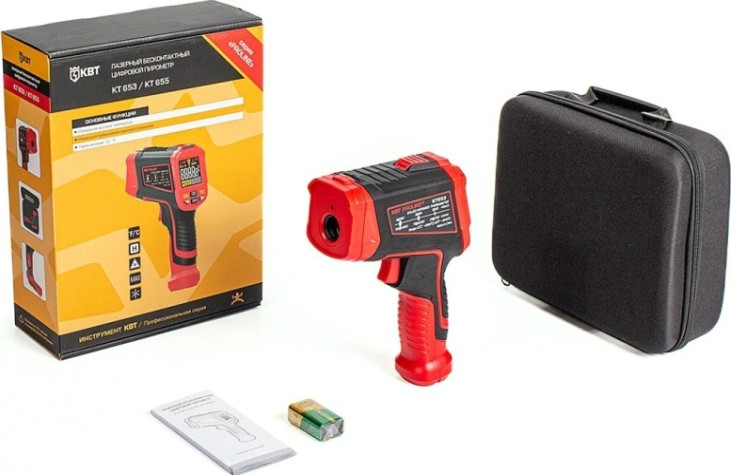 Пирометр КВТ KT 653 PROLINE бесконтактный цифровой [87246]