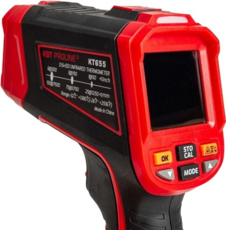 Пирометр КВТ KT 655 PROLINE бесконтактный цифровой [87247]
