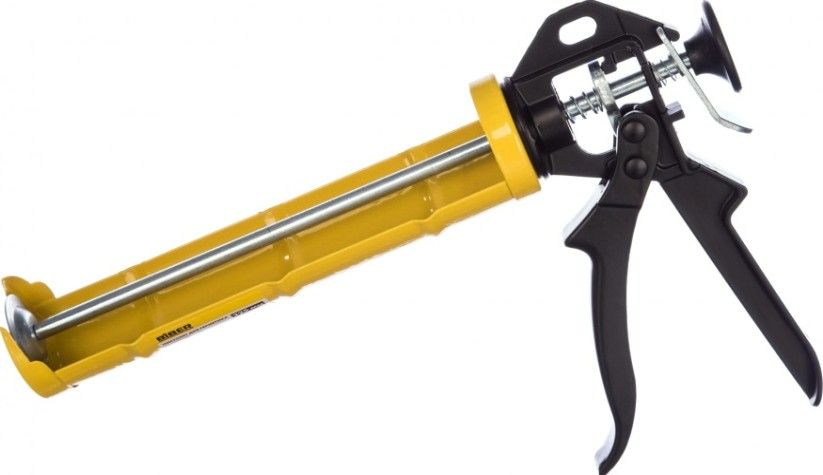 Пистолет для герметика Biber 60107 9'' полукорпусной усиленный [тов-048215]