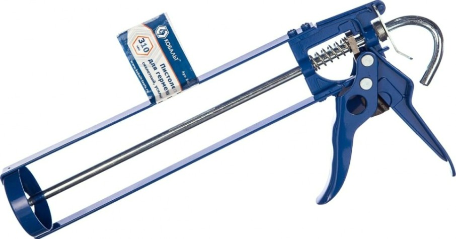 Пистолет для герметика Кобальт 243-998 310 мл, скелетный