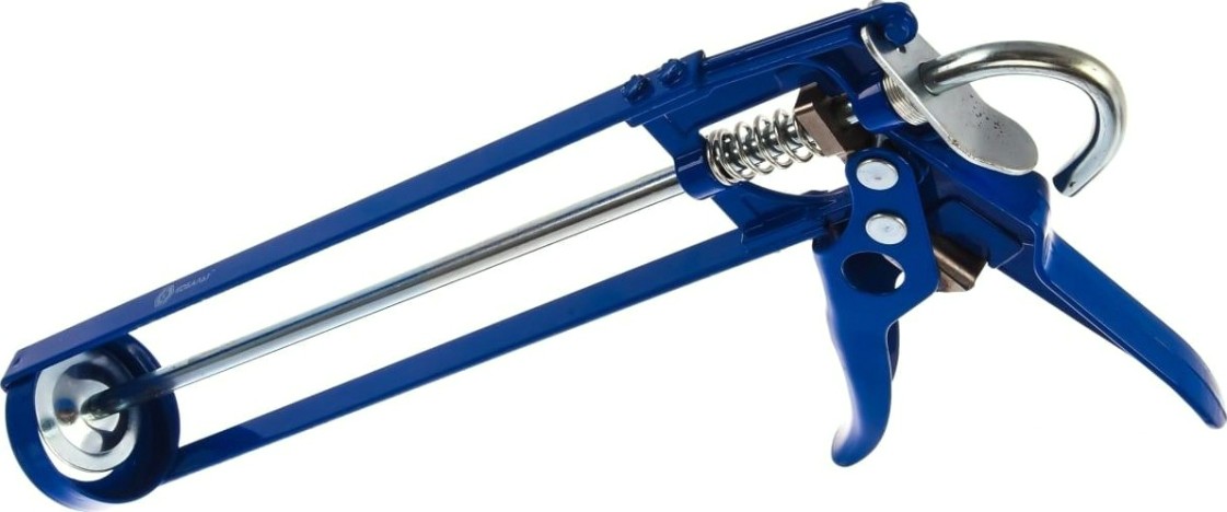 Пистолет для герметика Кобальт 244-001 скелетный, усиленный, противокапельная система