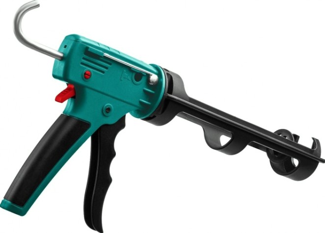 Пистолет для герметика KRAFTOOL Grand 2-in-1 скелетный 310 мл [06674]