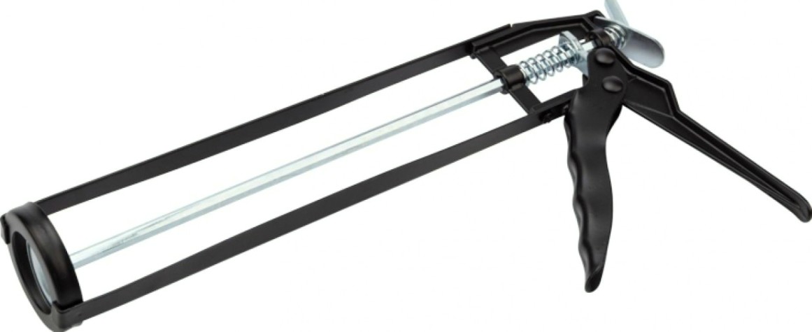 Пистолет для герметика REXANT Скелетный 310 мл, с фиксатором, шестигранный шток 7 мм [12-7201]