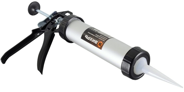 Пистолет для герметика ВИХРЬ 73/3/6/2 алюминиевый закрытый Пистолет для герметика ВИХРЬ 73/3/6/2 алюминиевый закрытый