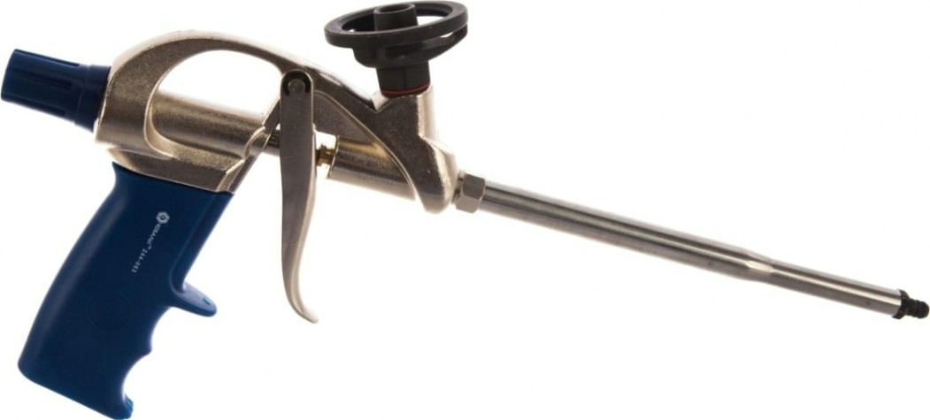 Пистолет для монтажной пены Кобальт 244-063 металлический корпус, тефлоновое покрытие