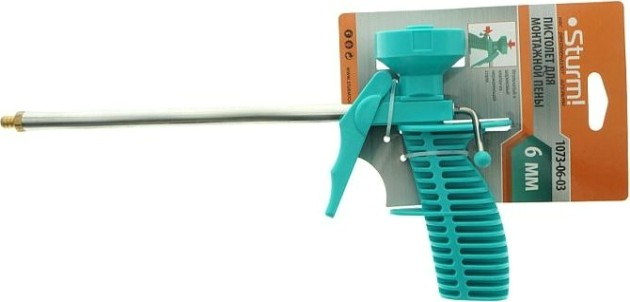 Пистолет для монтажной пены Sturm 1073-06-03 пластмассовый корпус