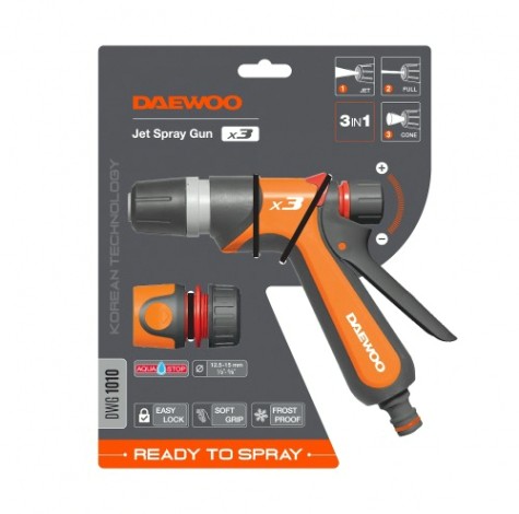 Пистолет для полива DAEWOO DWG 1010 Jet Spray Gun x3 Пистолет для полива DAEWOO DWG 1010 Jet Spray Gun x3