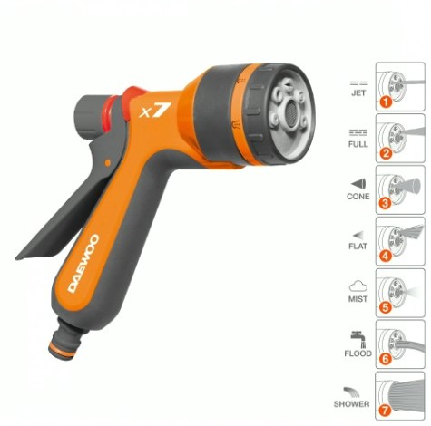 Пистолет для полива DAEWOO DWG 1030 Spray Gun x7