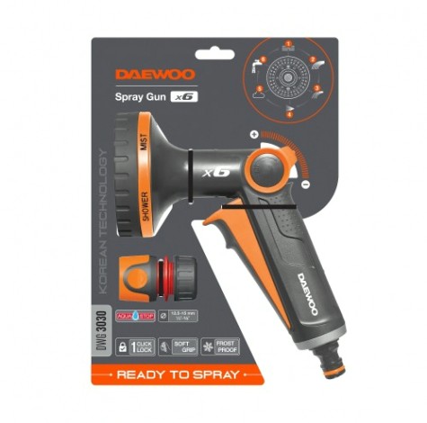 Пистолет для полива DAEWOO DWG 3030 Spray Gun x6 Пистолет для полива DAEWOO DWG 3030 Spray Gun x6