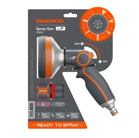 Пистолет для полива DAEWOO DWG 4020 металлический Spray Gun X7