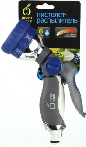 Пистолет для полива GREEN APPLE GWHM12-034 6 режимов