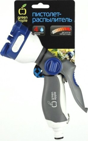 Пистолет для полива GREEN APPLE GWHM12-039 4 режима Пистолет для полива GREEN APPLE GWHM12-039 4 режима