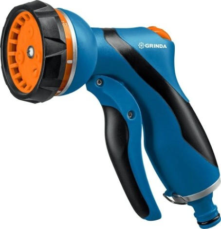 Пистолет для полива GRINDA 429120_z01 f-7, 7 режимов, с регулятором напора