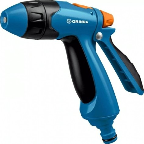 Пистолет для полива GRINDA B-R proline, плавная регулировка, курок сзади, двухком [429111]