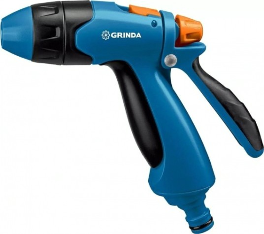 Пистолет для полива GRINDA B-R proline, плавная регулировка, курок сзади, двухком [429111]
