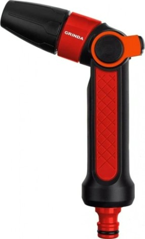 Пистолет для полива GRINDA N-R плавная регулировка, двухкомпонентный с регуляторо [8-427189]