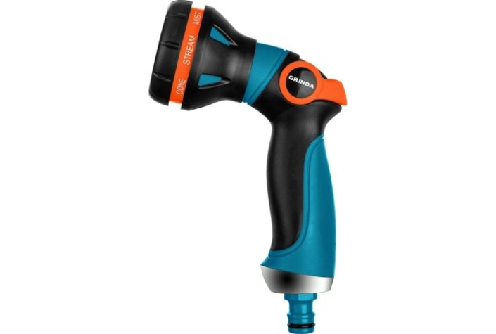 Пистолет для полива GRINDA PROLine S-8 двухкомпонентный с регулятором напора, 8 режимов [429100]