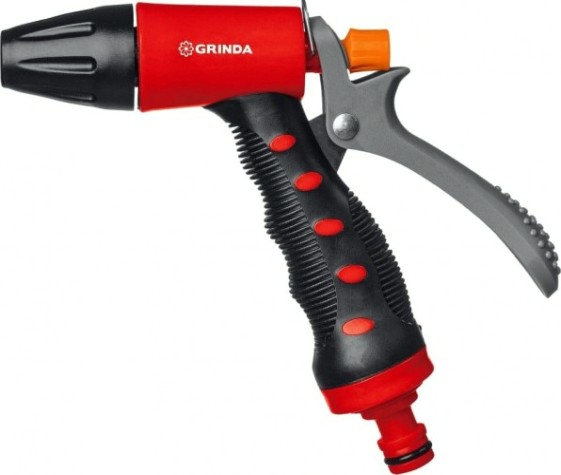 Пистолет для полива GRINDA T-R плавная регулировка, курок сзади, пластиковый с tp [8-427186]