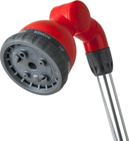 Пистолет для полива QUATTRO ELEMENTI 241-345 на длинной ручке, 9-ти режимный