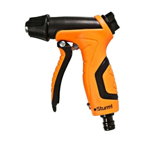 Пистолет для полива Sturm 3015-17-01Z 9 режимов, форсун цинк, корп с резин покрыт