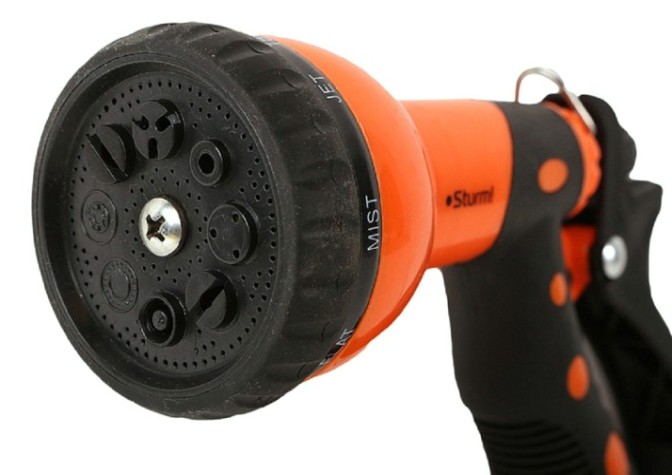 Пистолет для полива Sturm 3015-17-08P 8 режимов, пластик. корпус Пистолет для полива Sturm 3015-17-08P 8 режимов, пластик. корпус