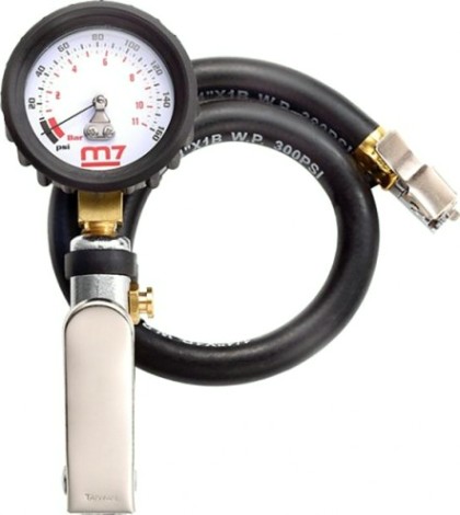 Пистолет MIGHTY SEVEN SB-422 для подкачки шин 11 бар, с манометром 55 мм