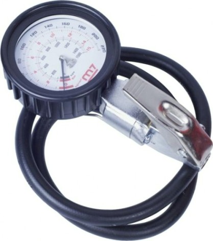 Пистолет MIGHTY SEVEN SB-423 для подкачки шин 15 бар, с манометром 80 мм
