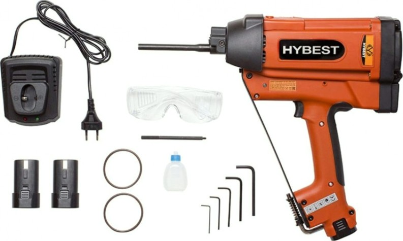 Пистолет монтажный HYBEST GBW120 газовый для теплоизоляции [HBGBW120]