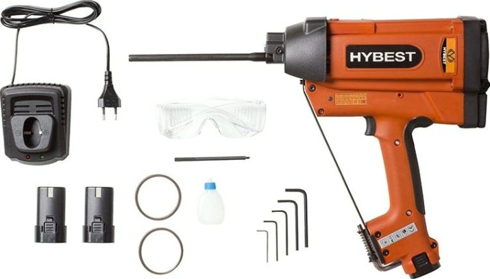 Пистолет монтажный HYBEST GBW200 газовый для теплоизоляции [HBGBW200]