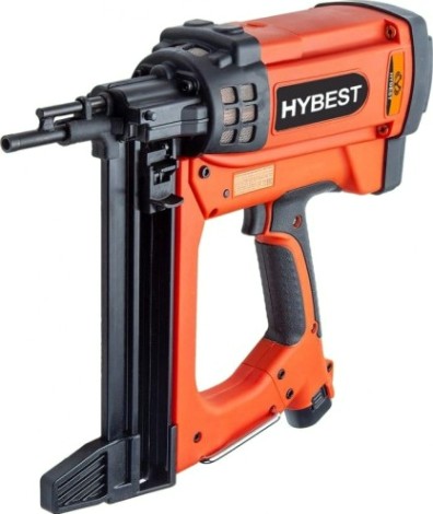 Пистолет монтажный HYBEST GSR40A газовый (1 акб и зу) по бетону [HBGSR40A2022SV]