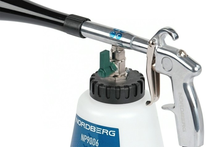 Пистолет моющий NORDBERG NP9006 с металлической вращающейся насадкой для химчистки [NP9006]