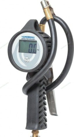 Пистолет NORDBERG Ti8D для подкачки колес, манометр цифровой