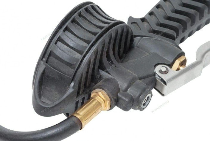 Пистолет NORDBERG Ti8D для подкачки колес, манометр цифровой