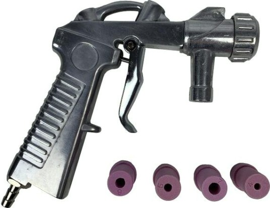 Пистолет пескоструйный с форсунками 4 шт AE&T T063M для малых камер