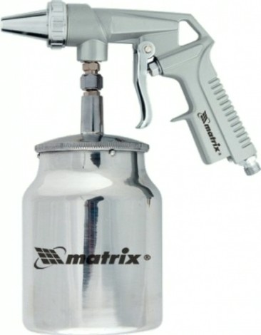 Пистолет пневматический MATRIX с нижним бачком 57326 [57326]