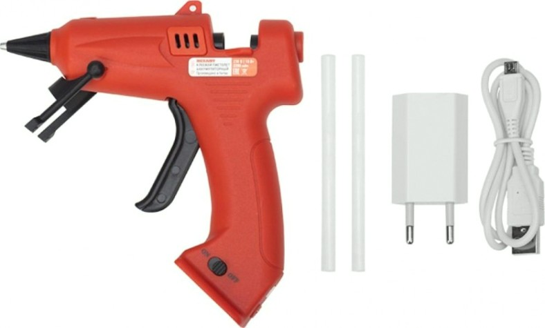 Пистолет термоклеевой аккумуляторный REXANT ЭКСПЕРТ 10 Вт [12-1501]