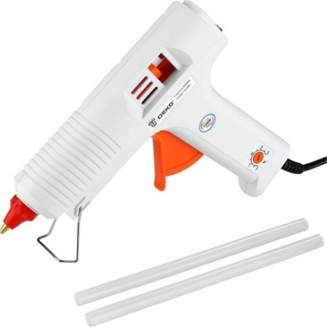 Пистолет термоклеевой сетевой DEKO DKGG110 SET1 (063-4972) [063-4972]