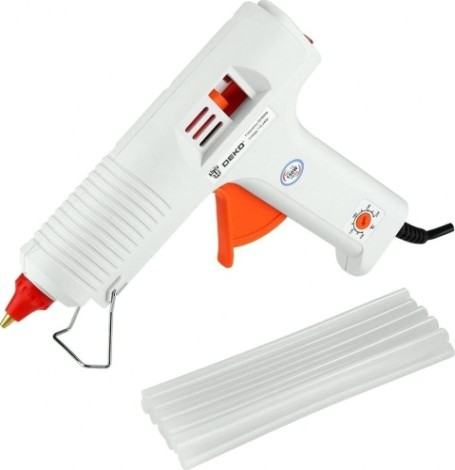 Пистолет термоклеевой сетевой DEKO DKGG150 SET2 (063-4973) [063-4973]
