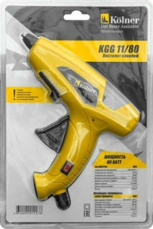 Пистолет термоклеевой сетевой Kolner KGG 11/80 [кн11-80]