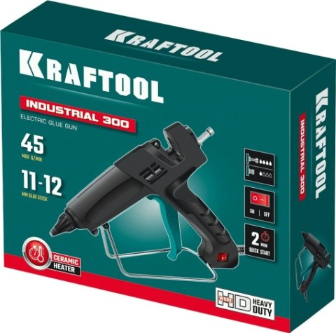 Пистолет термоклеевой сетевой KRAFTOOL Industrial 300 [06842]