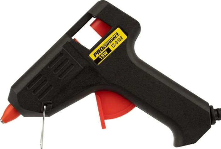 Пистолет термоклеевой сетевой Proconnect 15Вт, Ø7мм, блистер [12-0102]