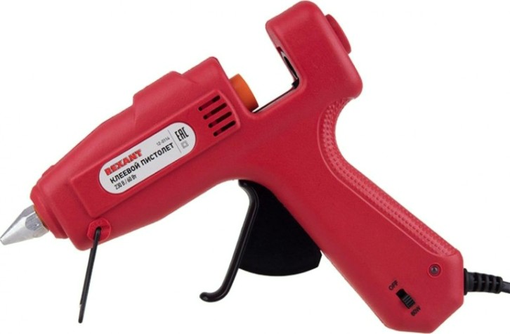 Пистолет термоклеевой сетевой REXANT 12-0114 с кнопкой Пистолет термоклеевой сетевой REXANT 12-0114 с кнопкой