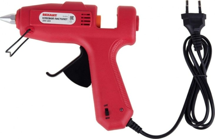 Пистолет термоклеевой сетевой REXANT 12-0114 с кнопкой