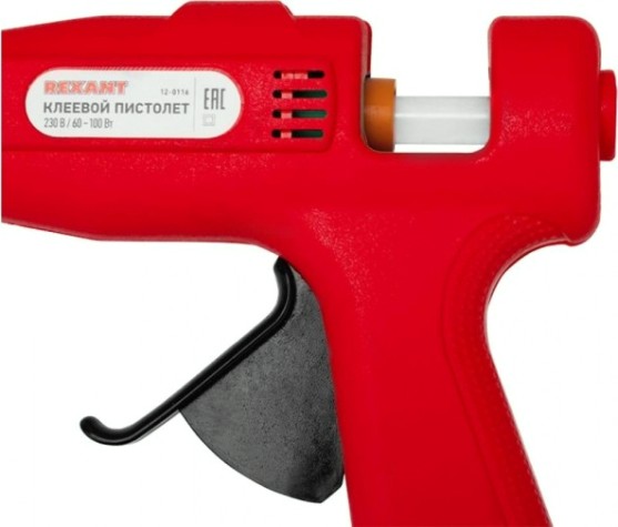Пистолет термоклеевой сетевой REXANT 12-0116 два режима